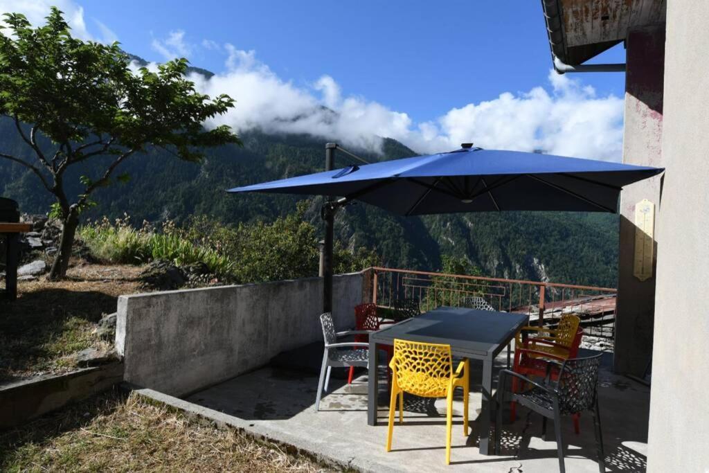 Logement Renove Avec Vue Panoramique La Saussaz Buitenkant foto