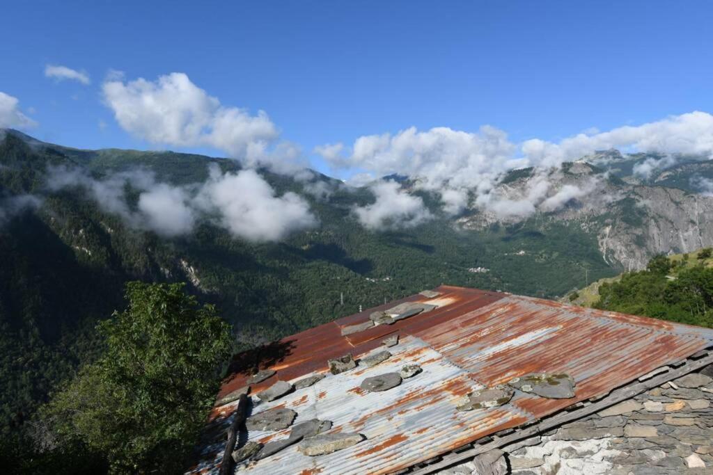 Logement Renove Avec Vue Panoramique La Saussaz Buitenkant foto